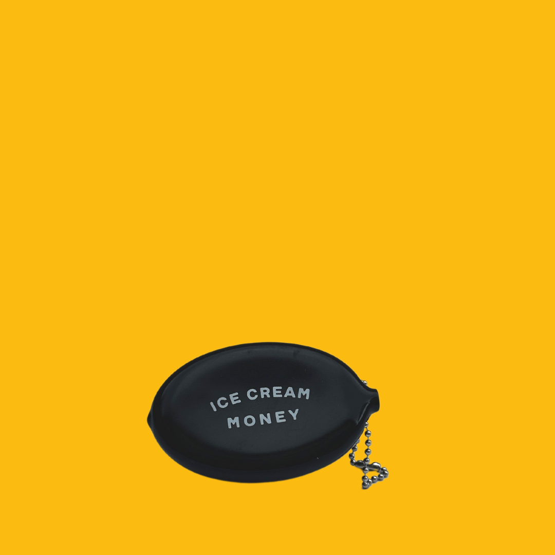 Ice Cream Money Rubber Squeeze Coin Pouch